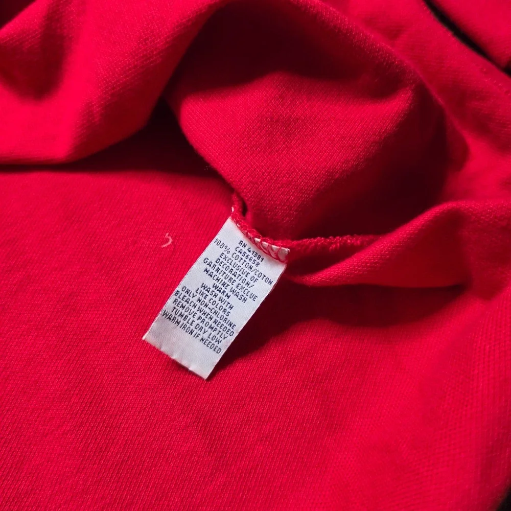 Polo Ralph Lauren Rugby Polo Long Sleeve Red Mens XXL Mesh Crest Big Pony IV